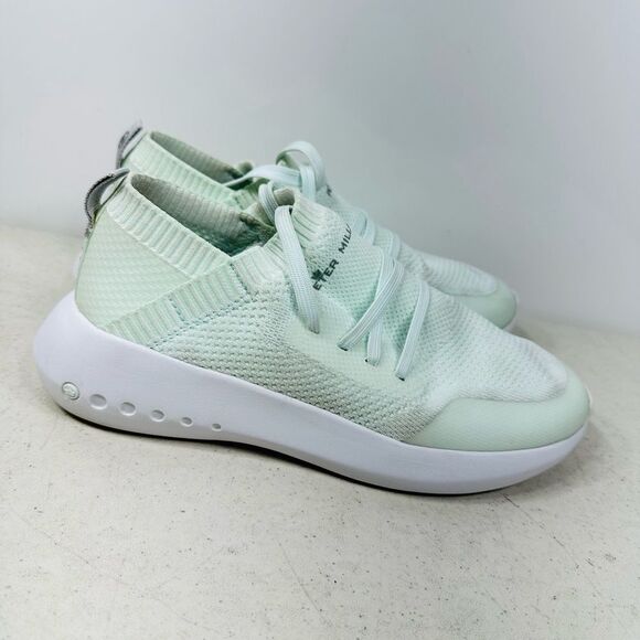 Peter Millar Golf Shoe Womens 7.5 Green Hyperlight Glide Sneaker LS21EF01 - Picture 2 of 8